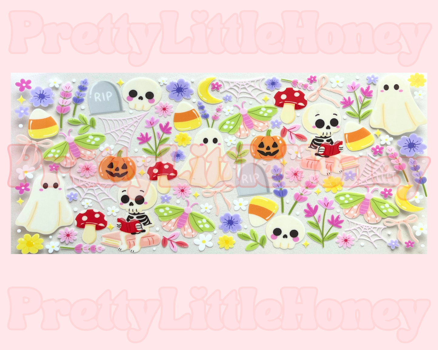 Pastel Spider Web Ghost Wrap