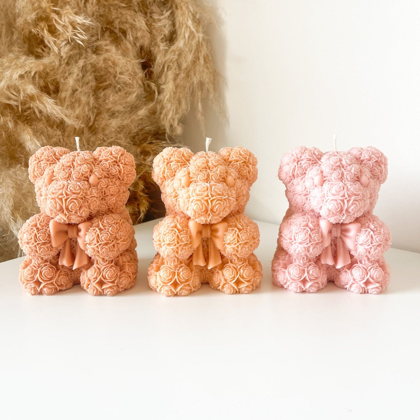 Rose Bear Bow