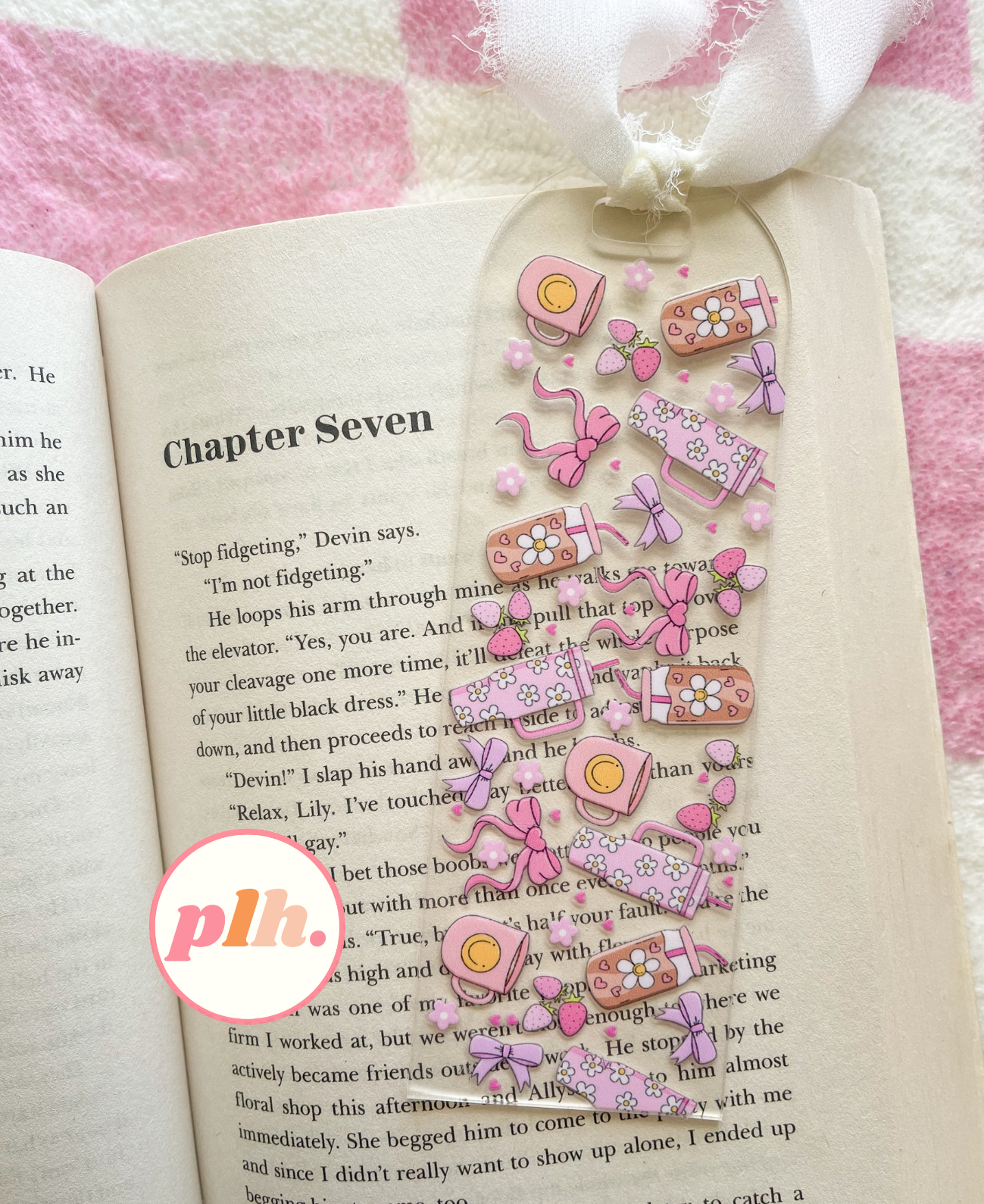 Stanley Iced Coffee Bow Bookmark