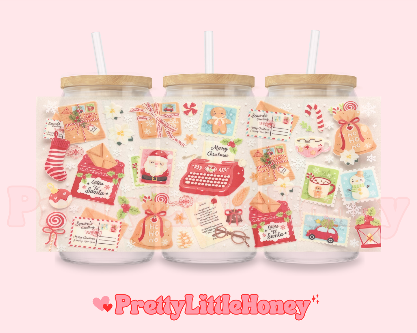 Santa Letter Bag Christmas Wrap