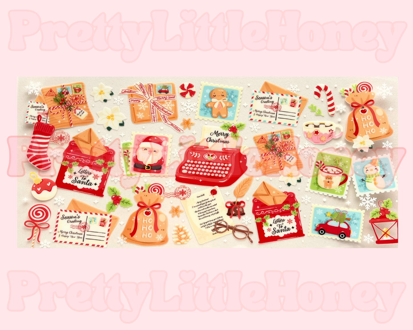 Santa Letter Bag Christmas Wrap