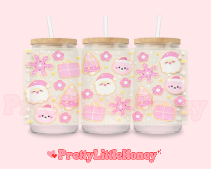 Pink & Yellow Sugar Cookies Christmas Wrap