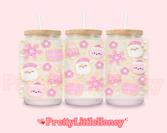 Pink & Yellow Sugar Cookies Christmas Wrap