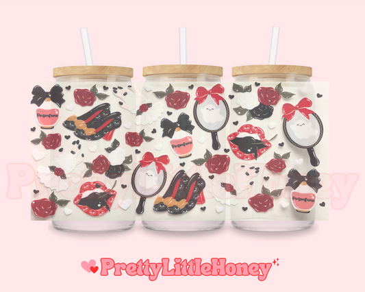 Red & Black Ghost Mirror Poison Wrap