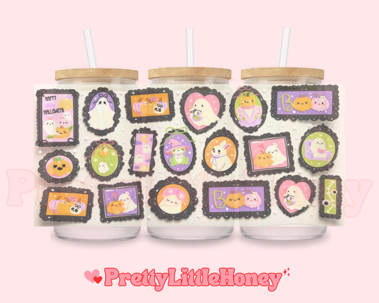 Black Vintage Ghost Frame Wrap