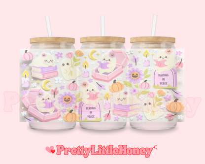 Ghost Flower Pink Grave Wrap