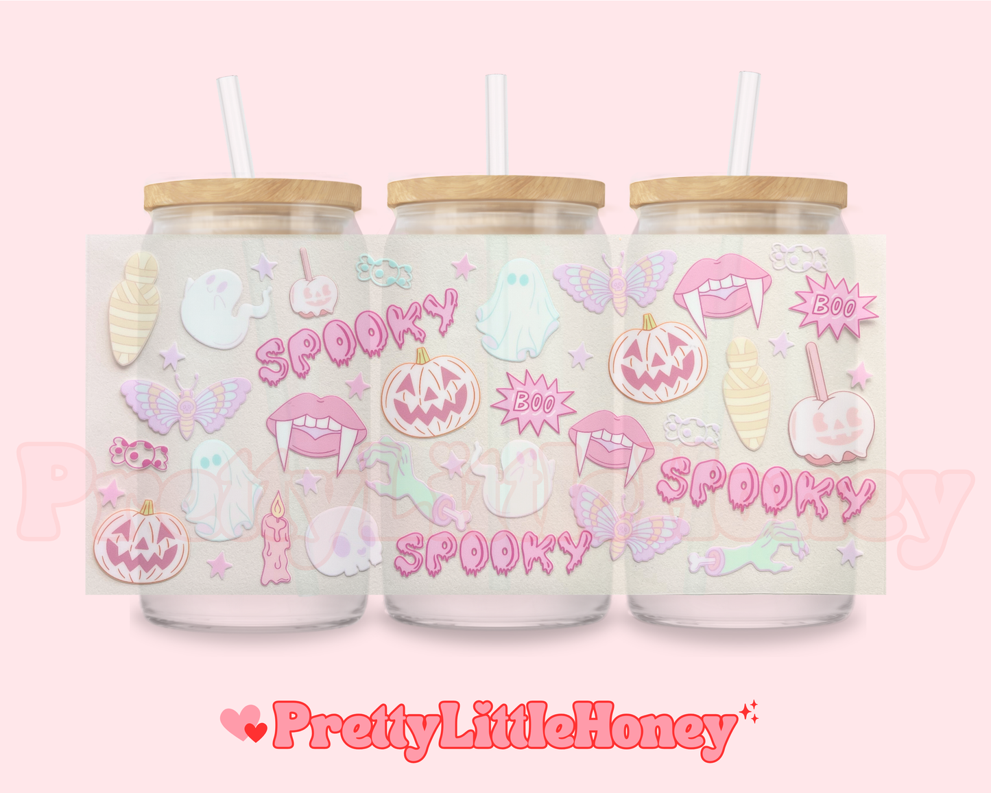 Pastel Spooky Ghost Wrap