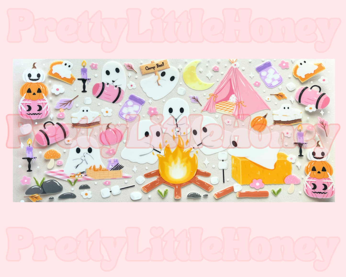 Ghost Marshmallow Fire Wrap