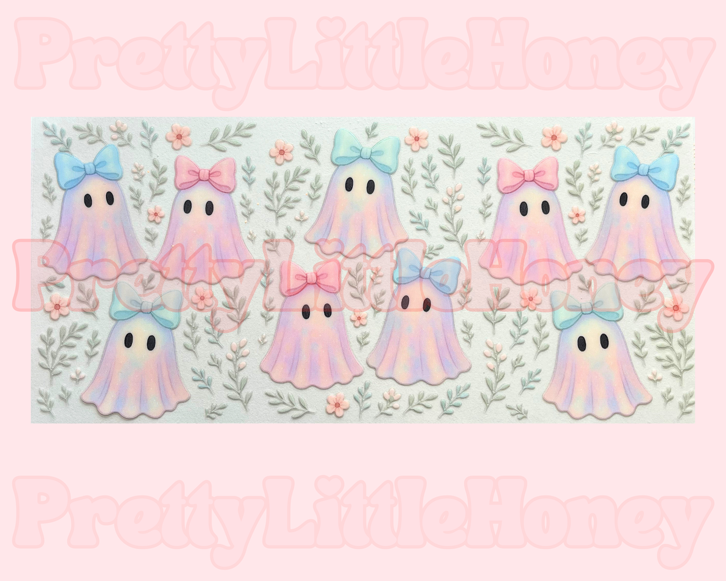 Pastel Ghost Bow Wrap
