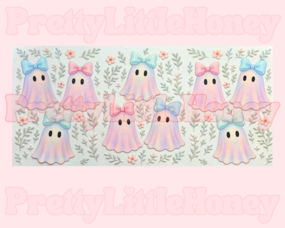 Pastel Ghost Bow Wrap