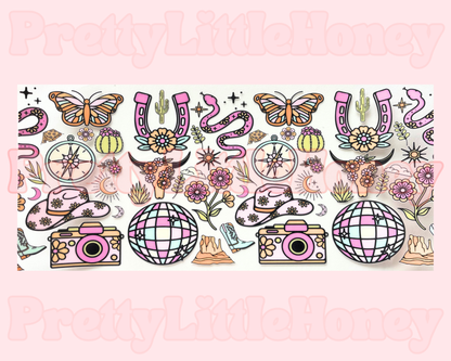 Retro Disco Ball Country Wrap