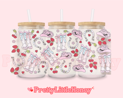 Pink & Red Country Boot Wrap