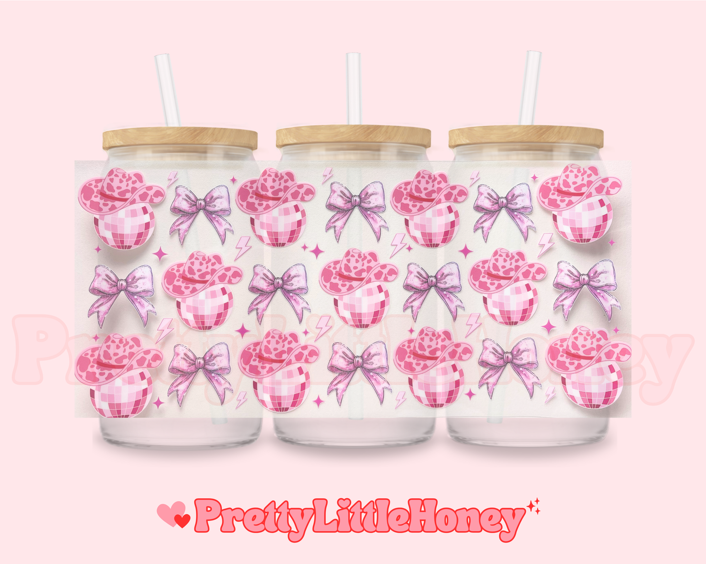 Disco Ball Country Bow Wrap