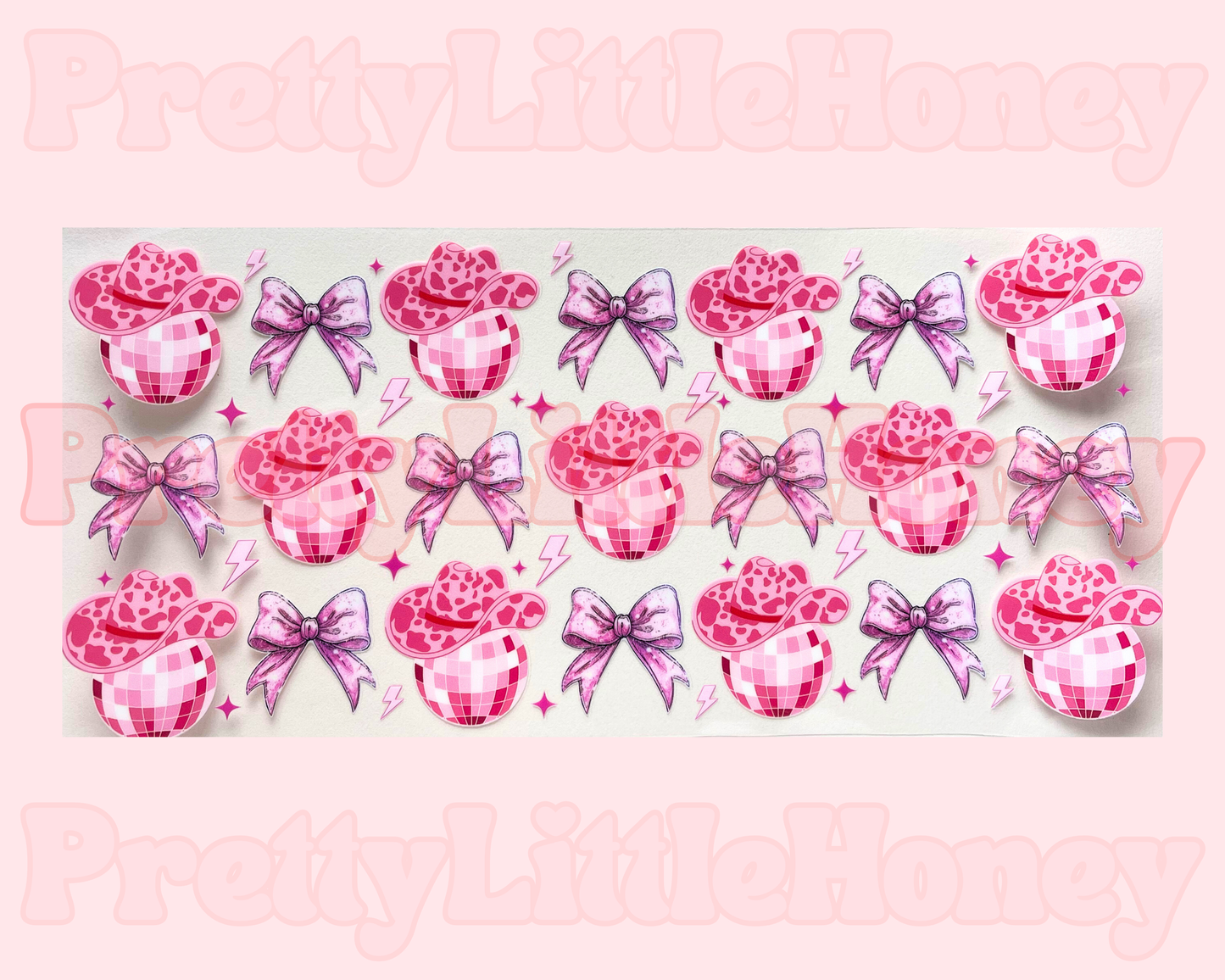 Disco Ball Country Bow Wrap