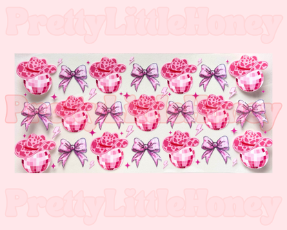 Disco Ball Country Bow Wrap