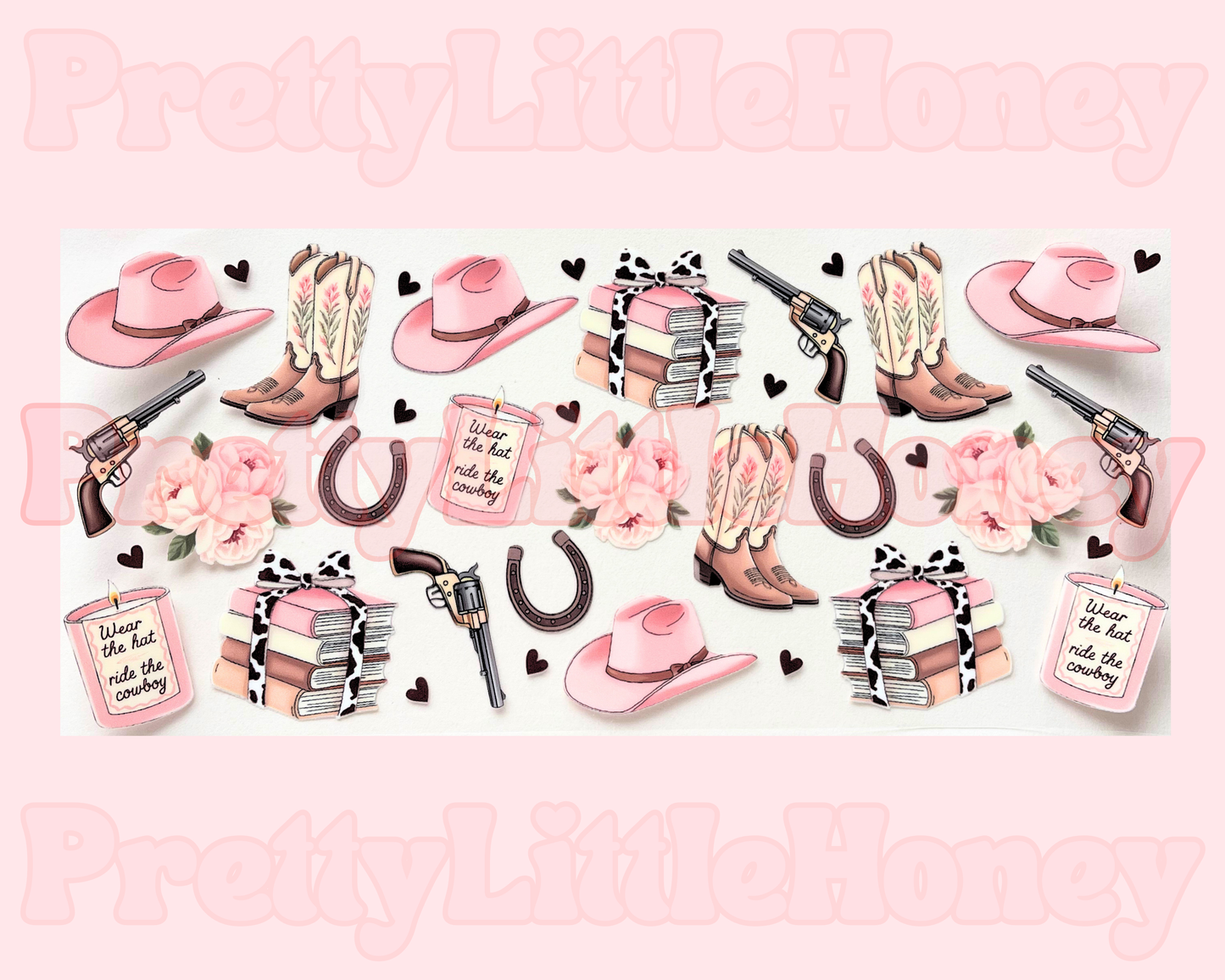 Pink Book Country Hat Wrap