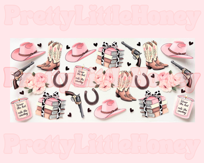 Pink Book Country Hat Wrap