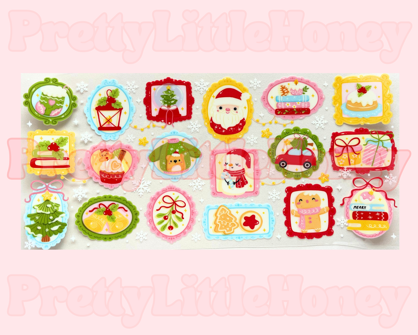 Antique Frame Christmas Wrap