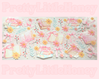 Pastel Flower Book Wrap