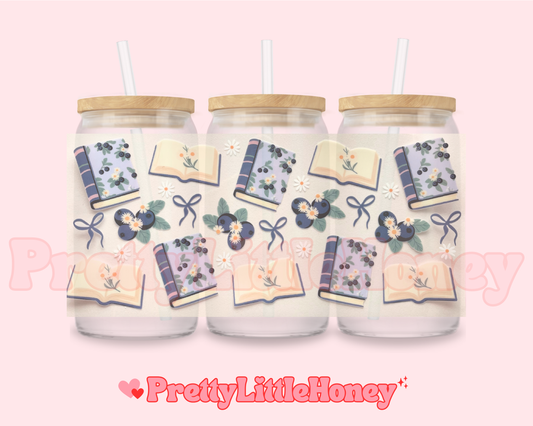 Blueberry Bow Book Wrap