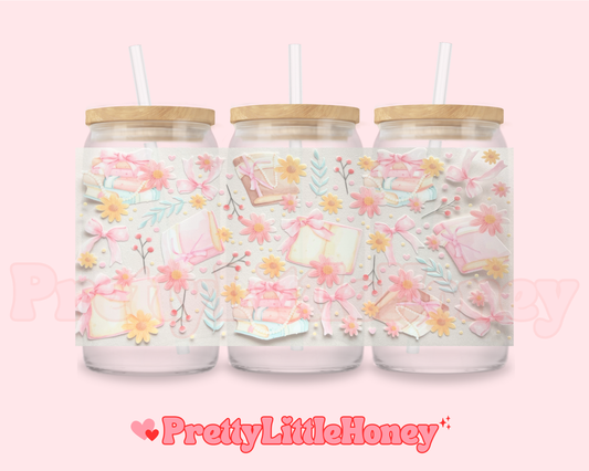 Pastel Flower Book Wrap